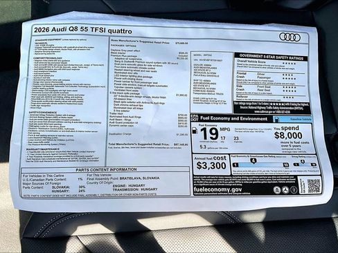 New 2026 Audi Q8 Premium Plus image 14