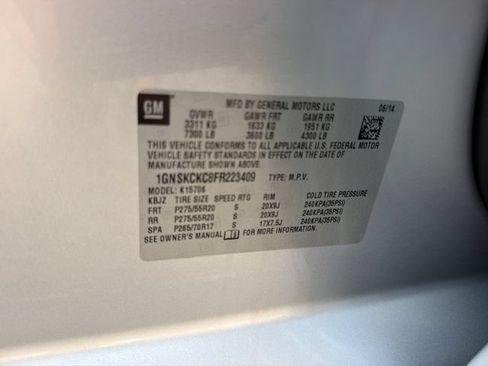 Used 2015 Chevrolet Tahoe LTZ w/ Max Trailering Package AWD/4WD image 34