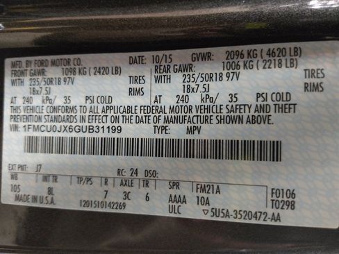 Used 2016 Ford Escape Titanium FWD image 33