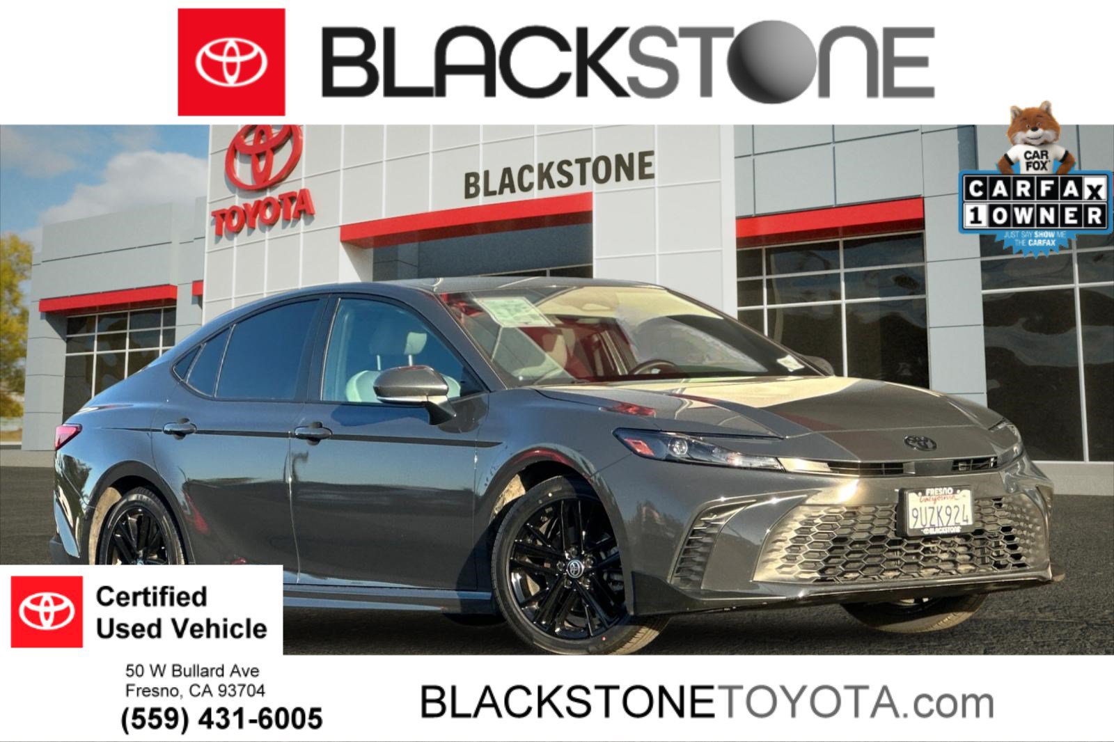 Certified 2025 Toyota Camry SE FWD image 1
