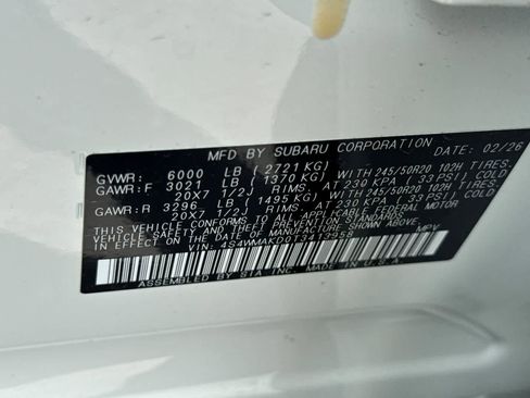 New 2026 Subaru Ascent Touring AWD/4WD image 32