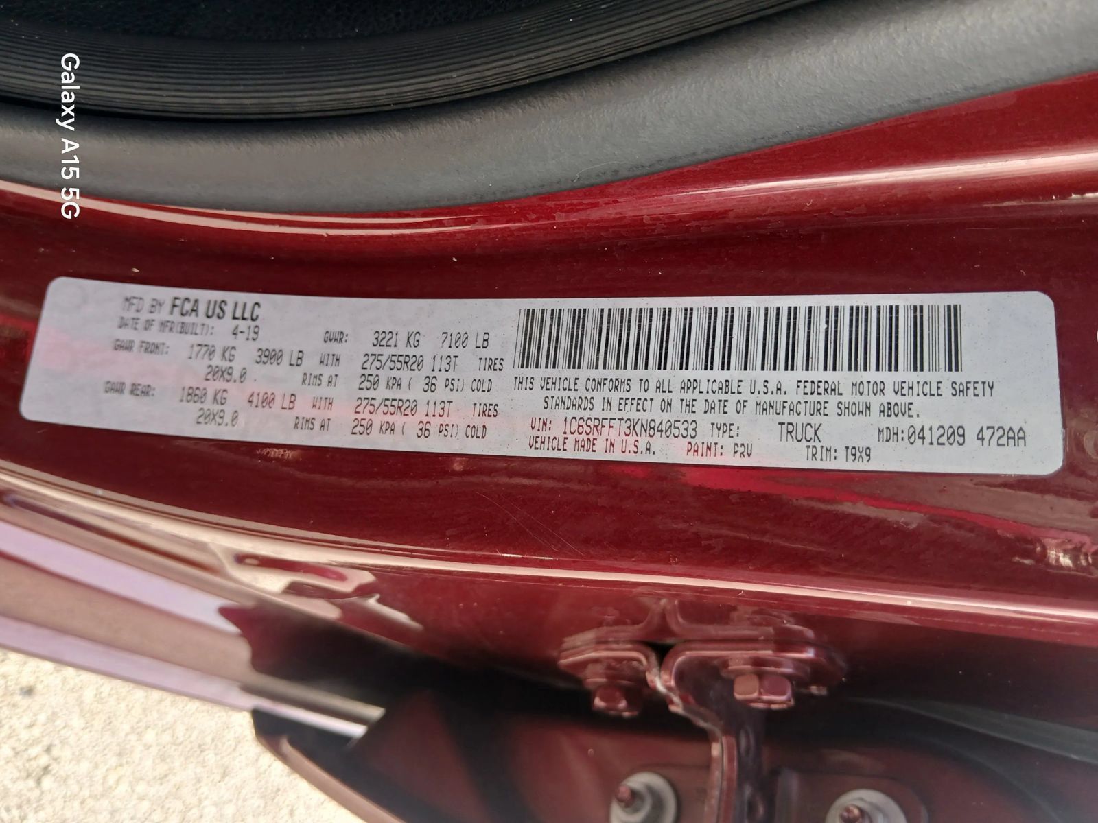 Used 2019 RAM 1500 Big Horn AWD/4WD image 10