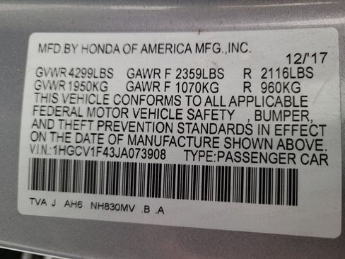 Used 2018 Honda Accord EX image 33