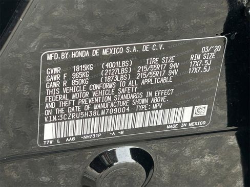 Used 2020 Honda HR-V LX image 35