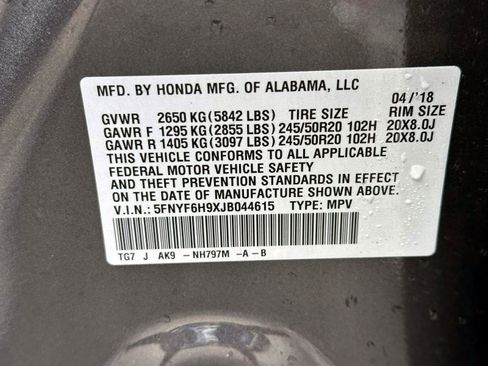 Used 2018 Honda Pilot Touring image 40