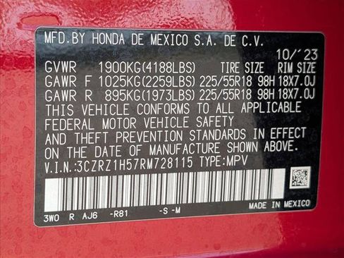 Used 2024 Honda HR-V Sport image 20