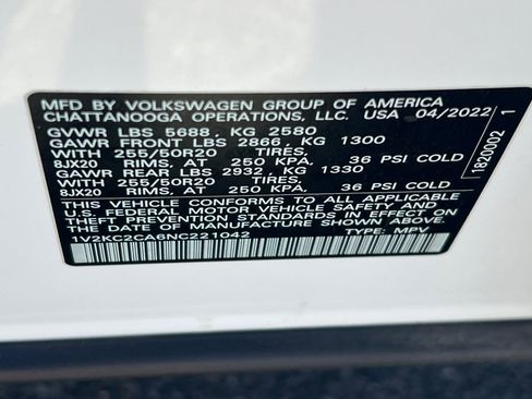 Used 2022 Volkswagen Atlas Cross Sport SE AWD/4WD image 26