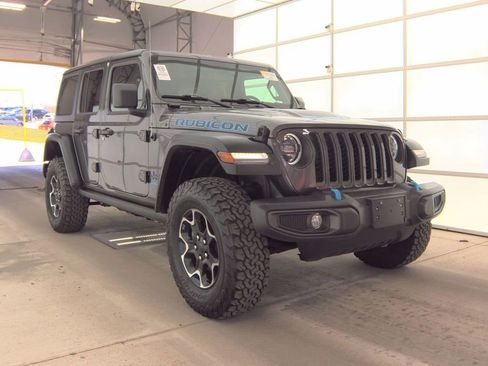 Used 2023 Jeep Wrangler Unlimited Rubicon 4xe w/ Cold Weather Group image 3