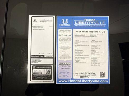 Certified 2022 Honda Ridgeline RTL-E image 52