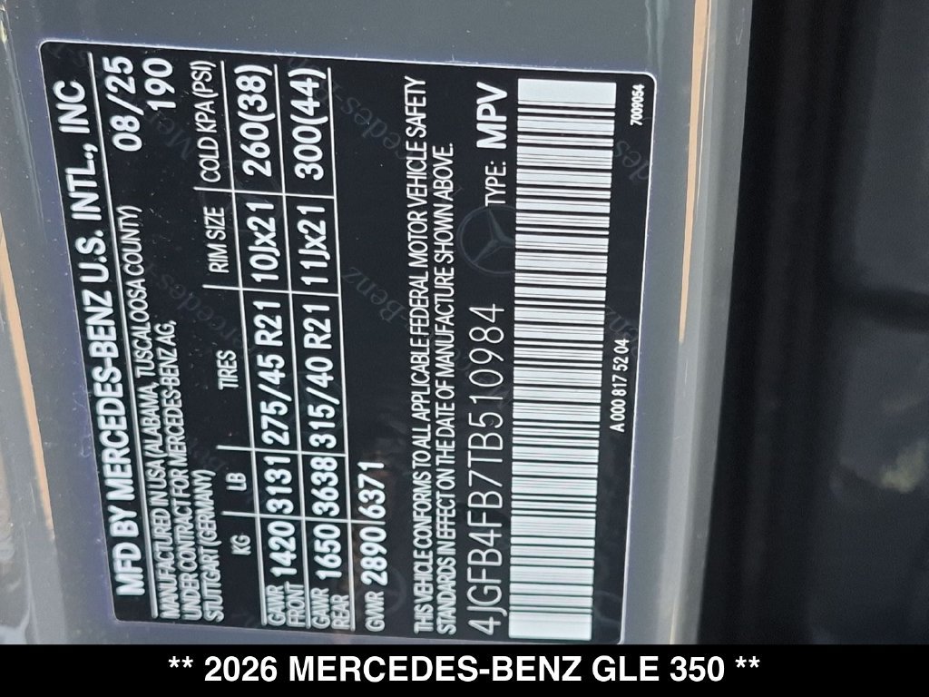 Used 2026 Mercedes-Benz GLE 350 4MATIC image 36