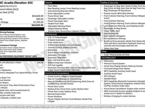 Used 2024 GMC Acadia Elevation FWD image 4