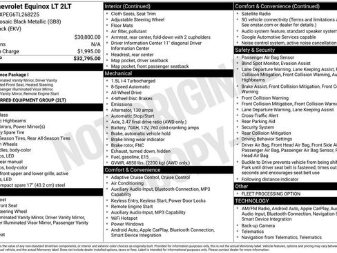 Used 2026 Chevrolet Equinox LT AWD/4WD image 23