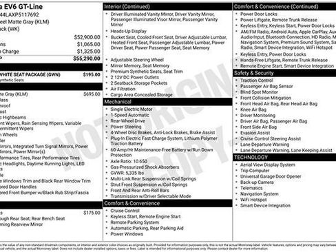 Certified 2023 Kia EV6 GT-Line w/ GT-Line White Seat Package image 24