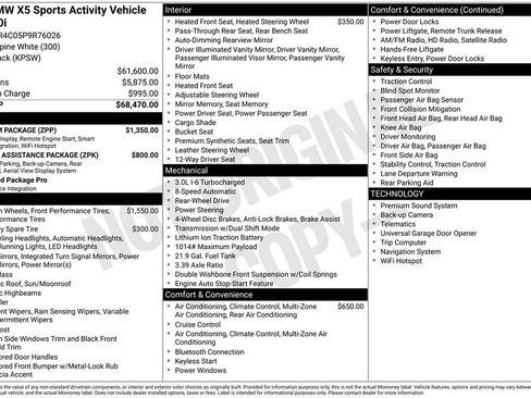 Certified 2023 BMW X5 sDrive40i w/ Premium Package RWD image 39