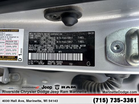 Used 2020 Toyota 4Runner 4WD image 28