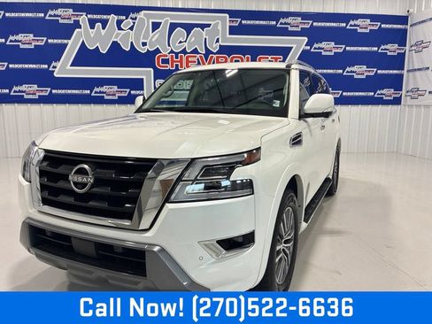 Used 2024 Nissan Armada SL w/ Captain's Chairs Package AWD/4WD image 1