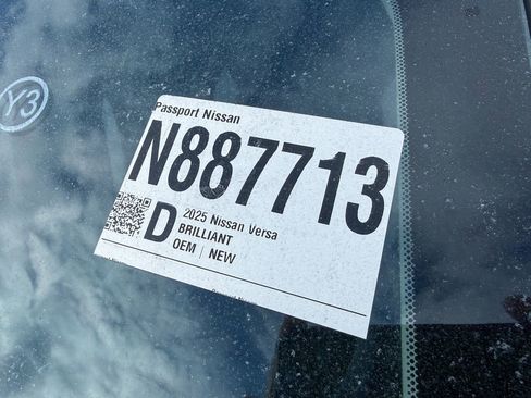 Certified 2025 Nissan Versa S w/ Trunk Package image 36