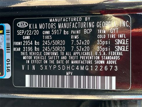 Used 2021 Kia Telluride SX w/ Towing Package image 35