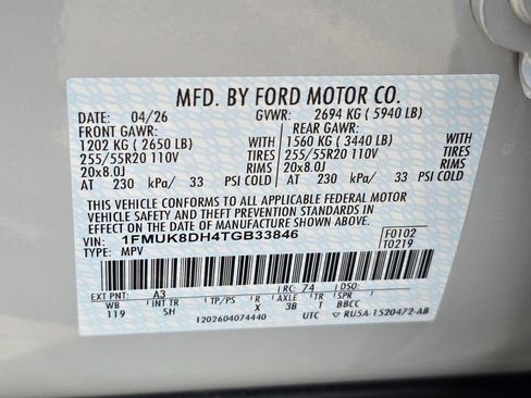 New 2026 Ford Explorer Active w/ Active Comfort Package AWD/4WD image 30