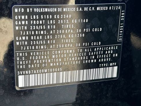 Certified 2024 Volkswagen Tiguan SE FWD image 52