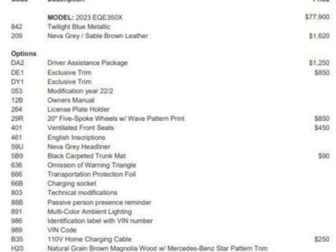 Certified 2023 Mercedes-Benz EQE 350+ SUV image 4