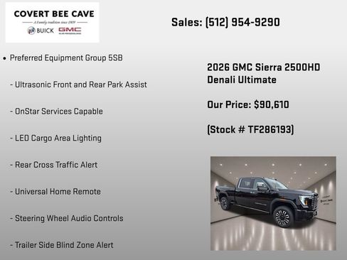 New 2026 GMC Sierra 2500 Denali Ultimate AWD/4WD image 30