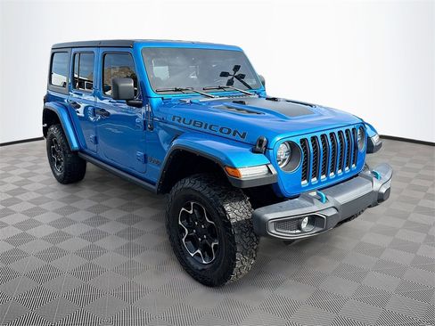 Used 2022 Jeep Wrangler Unlimited Rubicon 4xe w/ Cold Weather Group image 4