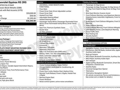 Used 2025 Chevrolet Equinox RS AWD/4WD image 35