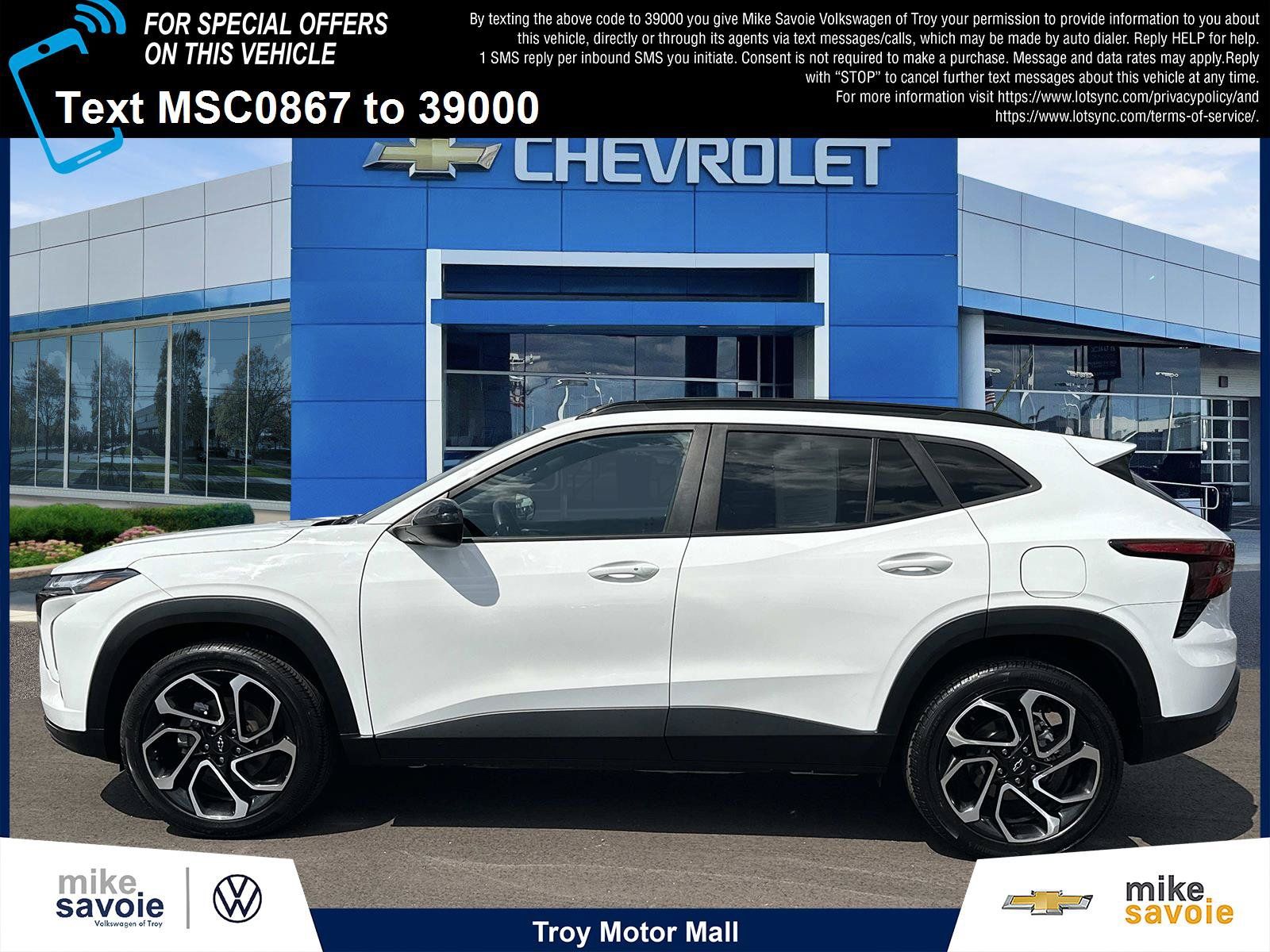 Certified 2024 Chevrolet Trax RS w/ Sunroof Package FWD image 2