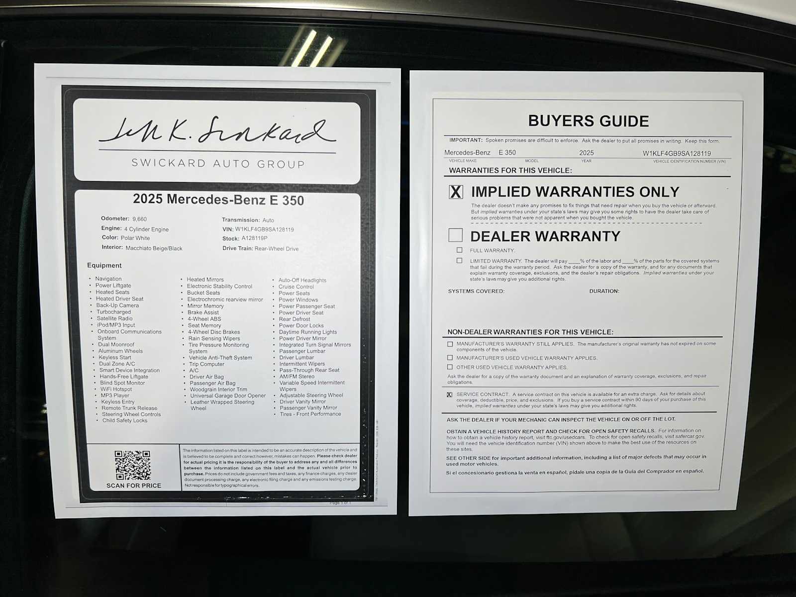 Used 2025 Mercedes-Benz E 350 Sedan image 44