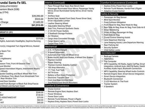 New 2026 Hyundai Santa Fe SEL AWD/4WD image 5