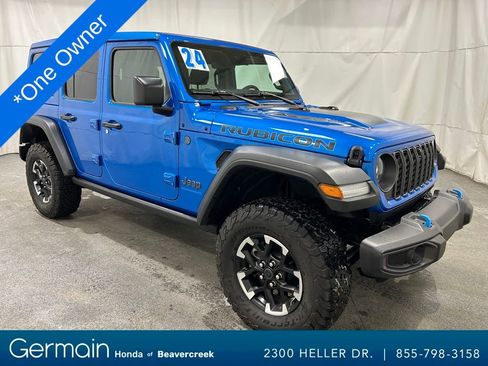 Used 2024 Jeep Wrangler Unlimited Rubicon 4xe w/ Technology Group image 1
