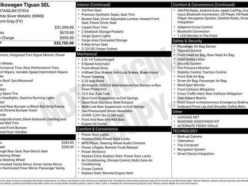 Used 2018 Volkswagen Tiguan SEL image 5
