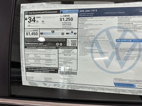 New 2026 Volkswagen Jetta S image 40