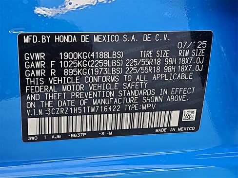 New 2026 Honda HR-V Sport image 36