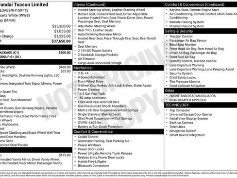 Used 2022 Hyundai Tucson Limited w/ Cargo Package image 2