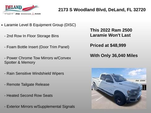 Used 2022 RAM 2500 Laramie AWD/4WD image 2