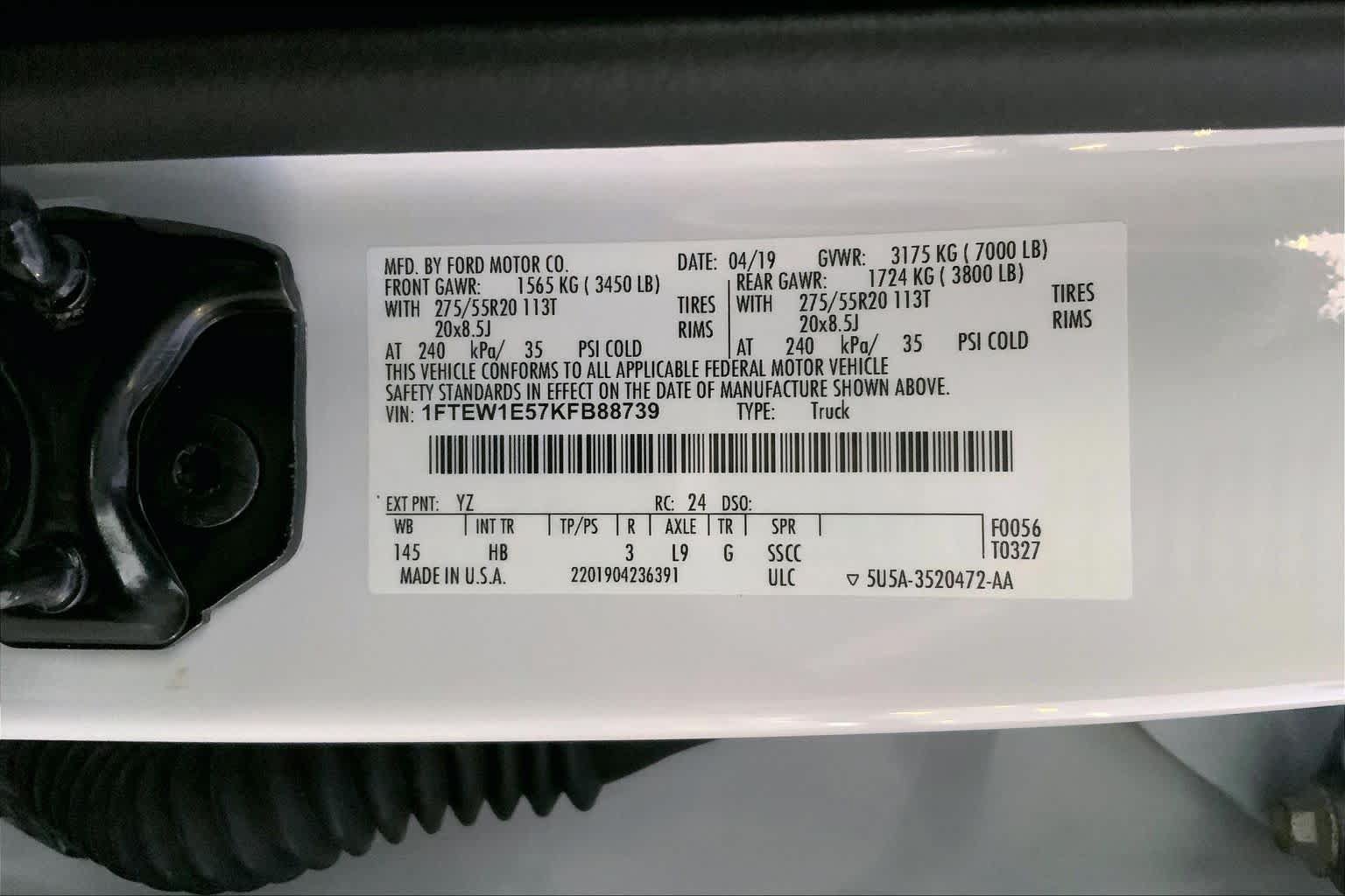 Used 2019 Ford F150 Lariat w/ Equipment Group 502A Luxury AWD/4WD image 29