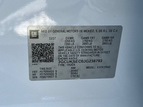 Used 2018 Chevrolet Silverado 1500 LTZ w/ Sport Package AWD/4WD image 39