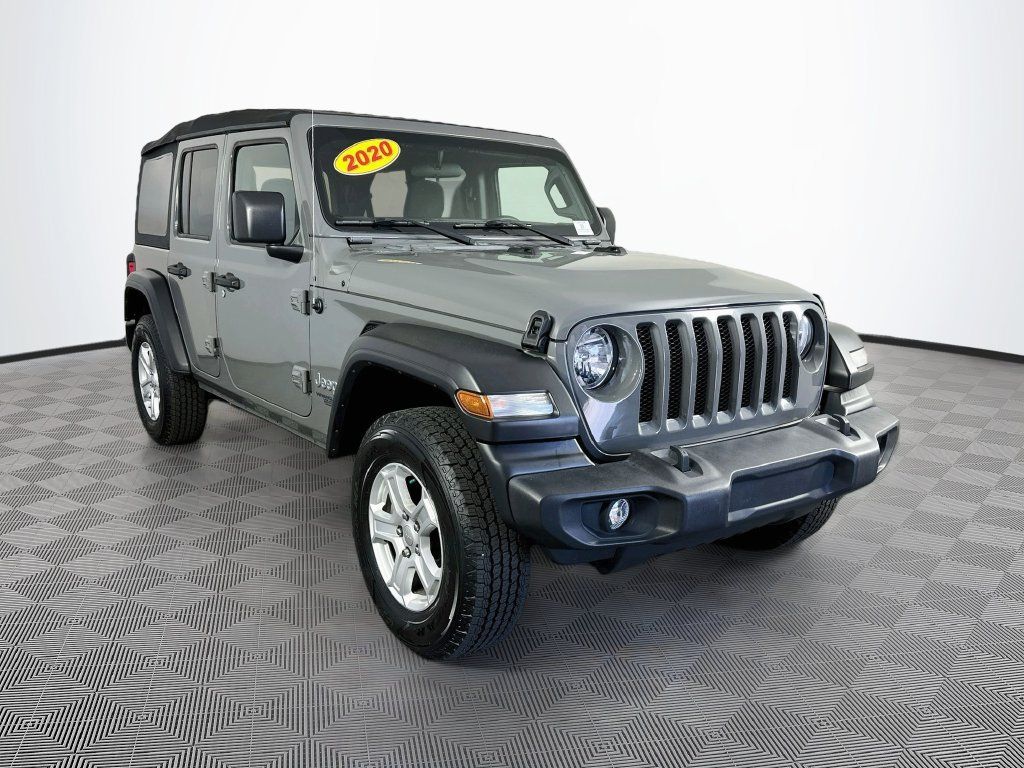Certified 2020 Jeep Wrangler Unlimited Sport S AWD/4WD image 2