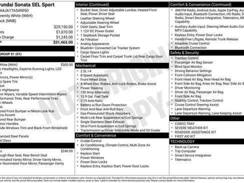New 2026 Hyundai Sonata SEL FWD image 4