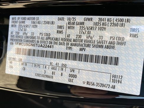 New 2026 Ford Escape Active w/ Cold Weather Package image 44