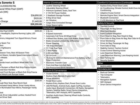 New 2025 Kia Sorento S image 4