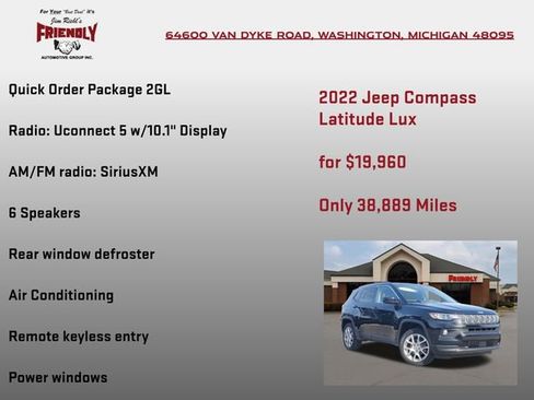 Used 2022 Jeep Compass Latitude image 5