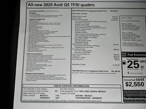 New 2025 Audi Q5 Premium Plus image 40