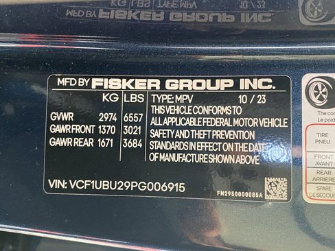 Used 2023 Fisker Ocean Ultra AWD/4WD image 29