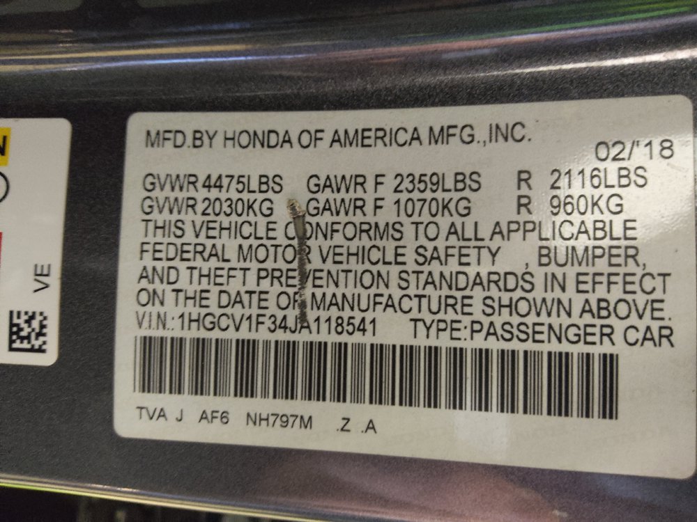 Used 2018 Honda Accord Sport image 33
