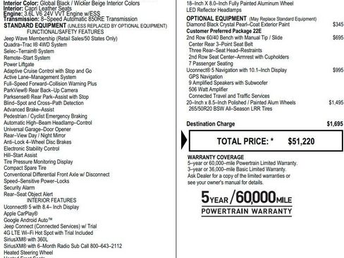 Used 2021 Jeep Grand Cherokee L Limited image 2