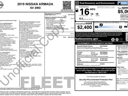 Used 2019 Nissan Armada SV w/ Driver Package image 2