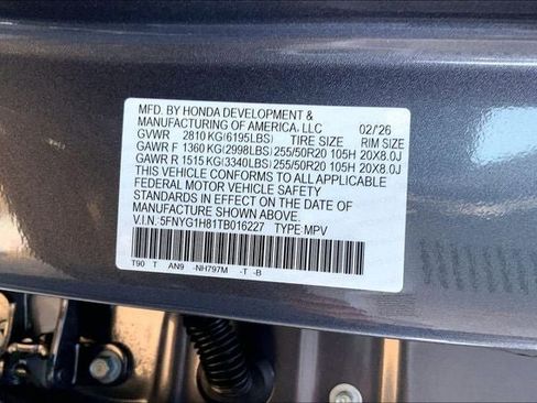 New 2026 Honda Pilot Elite image 20